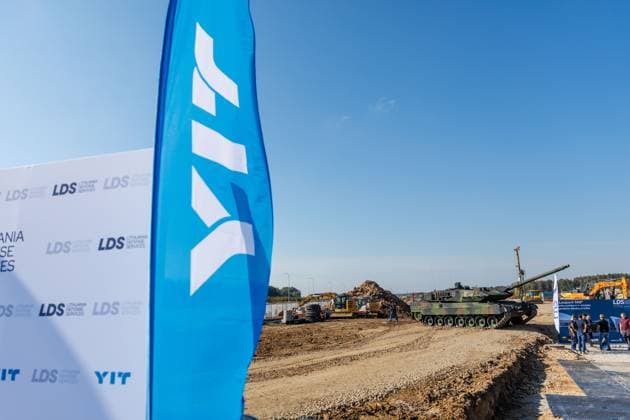 Ceremony marking the start of construction of the Leopard 2A8 tank assembly and repair plant, October 1, 2026, Kaunas, Kaunas, Lithuania  Copyright: xErikasxOvcarenkox