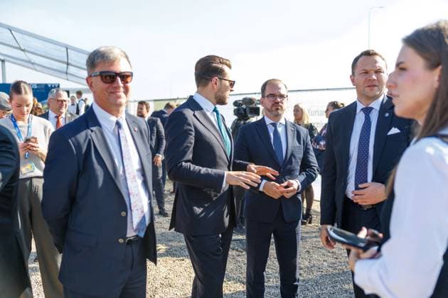Ceremony marking the start of construction of the Leopard 2A8 tank assembly and repair plant, October 1, 2026, Kaunas, Kaunas, Lithuania  Copyright: xErikasxOvcarenkox