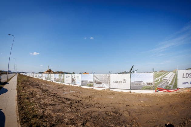 Ceremony marking the start of construction of the Leopard 2A8 tank assembly and repair plant, October 1, 2026, Kaunas, Kaunas, Lithuania  Copyright: xErikasxOvcarenkox