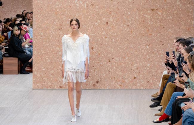RECORD DATE NOT STATED Paris Fashion Week: CHLOÉ Women s Spring Summer 2027 Collection, October 1, 2026, photographed by Sylvie Lefort, MAXPPP 01 10 2026 @Sylvie Lefort Photography MAXPPP 10 01 26 Models showcase designs from the CHLOE Women’s Spring Summer 2027 collection during Paris Fashion Week in Paris, France, October 1, 2026. The women’s collections were presented from September 28 to October 6, 26  Copyright: xmaxpppxsylviexlefortxphotographyx LFR202610019484 LFR202610019484