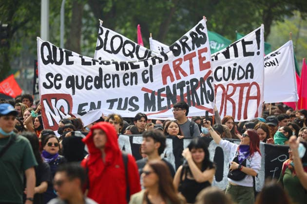 Santiago, October 1, 2026—The Chilean Student Confederation and social organizations are calling for a national strike in Santiago and other regions, demanding funding for public education as part of the debate on the 2027 Budget Bill. Dragomir Yankovic Aton Chile, Santiago, Chile Aton 1195911  Copyright: DRAGOMIRxYANKOVIC ATONxCHILE