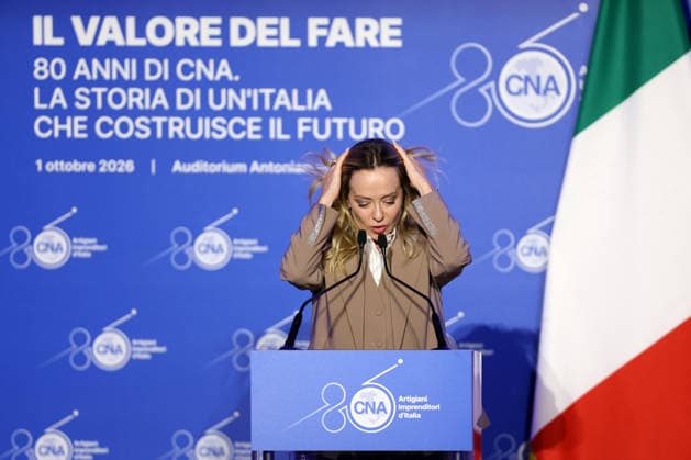 IPA89184587 - Rome, Italy October 1, 2026 Celebrations for the 80th anniversary of the CNA will take place at the Auditorium Antonianum. Prime Minister Giorgia Meloni is expected to attend the event at 5:00 p.m. for a gathering dedicated to the world of Italian craftsmanship and small and medium-sized enterprises.  Copyright: xmarcoxiacobuccix xmarcoxiacobuccix IPA89184587