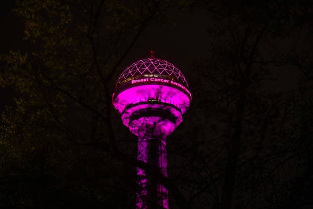 Ankara s Atakule Tower illuminated in purple for Breast Cancer Awareness Month ANKARA, TURKIYE - OCTOBER 1: Ankara s landmark Atakule Tower is illuminated in purple lights to raise awareness for Breast Cancer Awareness Month, organized annually from October 1 to 31 led by the Turkish General Directorate of Public Health, in Ankara, Turkiye on October 1, 2026. Akin Celiktas Anadolu Ankara Turkey. Editorial use only. Please get in touch for any other usage.  Copyright: x2026xAnadoluxAkinxCeliktasx