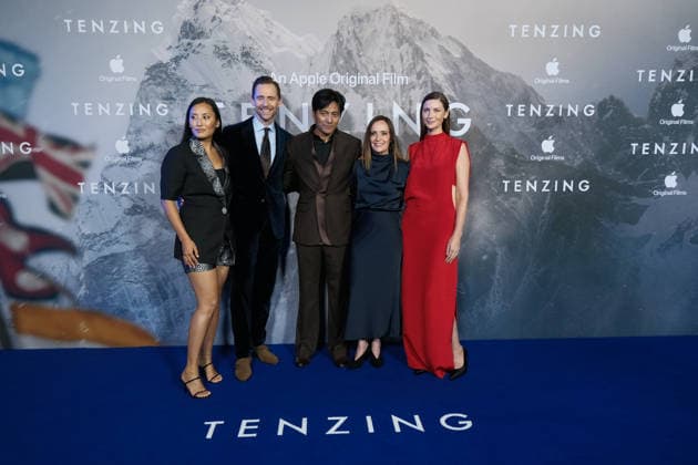 Tenzing London Gala Screening, Curzon Mayfair, London, UK, 01 October 2026 Thinley Lhamo, Tom Hiddleston, Genden Phuntsok, Jennifer Peedom and Caitriona Balfe at the London Gala Screening of Tenzing, Curzon Mayfair, London, UK, 01 October 2026., Credit:Julie Edwards Avalon United Kingdom, London Copyright: xJuliexEdwardsx xAvalonx 1139860554