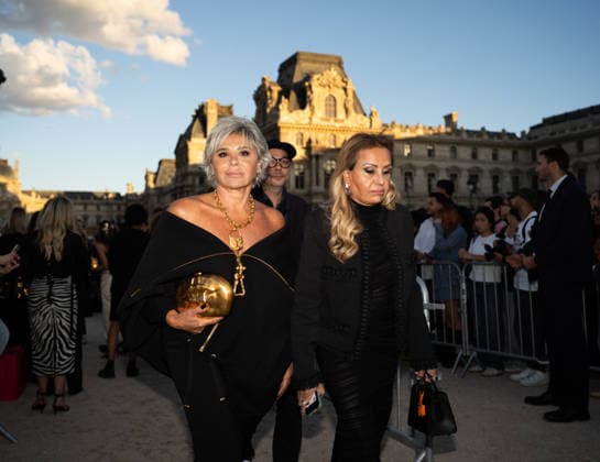 RECORD DATE NOT STATED IPA89188005 - Paris, France, October 1, 2026. Guests arrive at the Schiaparelli Spring Summer 2027 fashion show at the Carrousel du Louvre during Paris Fashion Week.  Copyright: xx xx IPA89188005