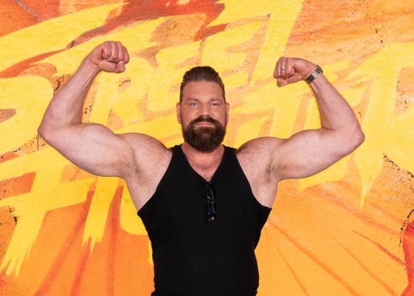 Olivier Richters attends Street Fighter Photocall at Leake Street, Waterloo in London, England. UK. Thursday 1st October 2026. Copyright: xJamesxWarrenx FP_Street_Fighter_Photocall_050
