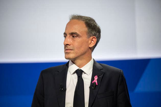 Debate for the Socialist and Democratic Left primary - Paris EB The candidates in the Socialist (PS) and centre-left Place Publique (PP) parties primary ahead of french 2027 presidential election Raphael Glucksmann before a debate on French public TV channel France 2 and French public radio channel France Inter, at Maison de la Radio et de la Musique, in Paris, on October 1, 2026. Photo by Eliot Blondet ABACAPRESS.COM Paris France France  Copyright: xBlondetxEliot ABACAx