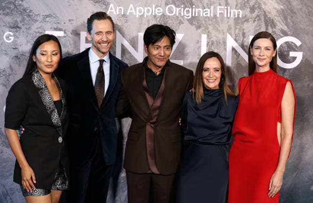 Tenzing Gala Screening in London, England. Thinley Lhamo, Tom Hiddleston, Genden Phuntsok, Jennifer Peedom and Caitriona Balfe attend the Tenzing Gala Screening at Curzon Mayfair in London, England on October 01, 2026. London Curzon Mayfair UK Copyright: xFredxDuvalx