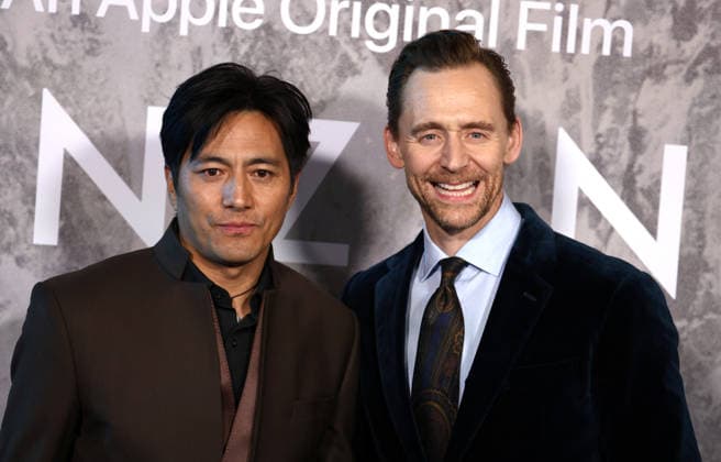 Tenzing Gala Screening in London, England. Genden Phuntsok and Tom Hiddleston attend the Tenzing Gala Screening at Curzon Mayfair in London, England on October 01, 2026. London Curzon Mayfair UK Copyright: xFredxDuvalx