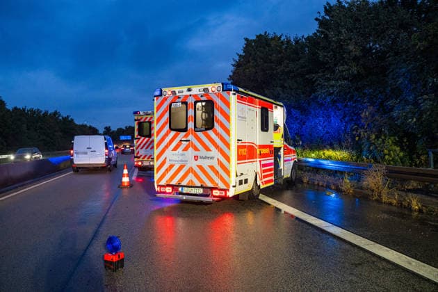 Traffic Accident on a Flooded Roadway; One Person Rescued from Ve