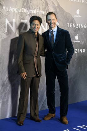 Screening of Tenzing at the Curzon Mayfair Featuring: Genden Phuntsok and Tom Hiddleston Where: London, United Kingdom When: 01 Oct 2026 Credit: Cover Images **NOT AVAILABLE FOR HELLO MAGAZINE** EDITORIAL USE ONLY. NOT FOR USE BY NEWSPAPERS BASED IN THE UK. Copyright: xx coverimg56071148