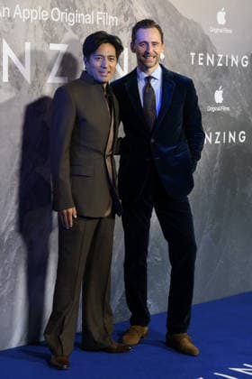 Screening of Tenzing at the Curzon Mayfair Featuring: Genden Phuntsok and Tom Hiddleston Where: London, United Kingdom When: 01 Oct 2026 Credit: Cover Images **NOT AVAILABLE FOR HELLO MAGAZINE** EDITORIAL USE ONLY. NOT FOR USE BY NEWSPAPERS BASED IN THE UK. Copyright: xx coverimg56071194