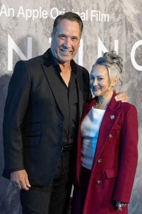 October 1, 2026, London, United Kingdom: David Seaman and Frankie Poultney attend the London Gala Screening of TENZING at Curzon Mayfair, London.Cast and Guests attend the red carpet for the London Gala Screening of TENZING at Curzon Mayfair London United Kingdom  - ZUMAs197 20261001_aaa_s197_284 Copyright: xPhilxLewisx