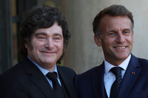 NEWS : Accueil de Javier Milei par Emmanuel Macron - Paris - 01 10 2026 Accueil de Javier MILEI, PrÃ sident de la RÃ publique d™Argentine, par Emmanuel Macron PrÃ sident de la RÃ publique Francaise. ParisFrance  Copyright: xMichtofx