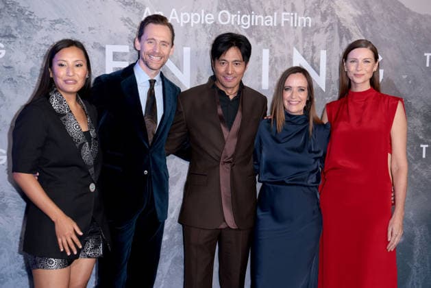 Tenzing film premiere, London, UK, on 1st October 2026 Tom Hiddleston, Genden Phuntsok, Jennifer Peedom and Caitriona Balfe at Tenzing film premiere, London, UK, on 1st October 2026, Credit:James Shaw Avalon UNITED KINGDOM, LONDON, London  Copyright: xJamesxShawx xAvalonx 1139895373