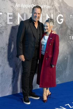 October 1, 2026, London, United Kingdom: David Seaman and Frankie Poultney attend the London Gala Screening of TENZING at Curzon Mayfair, London.Cast and Guests attend the red carpet for the London Gala Screening of TENZING at Curzon Mayfair London United Kingdom  - ZUMAs197 20261001_aaa_s197_294 Copyright: xPhilxLewisx