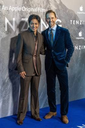 October 1, 2026, London, United Kingdom: Genden Phuntsok and Tom Hiddleston attend the London Gala Screening of TENZING at Curzon Mayfair, London.Cast and Guests attend the red carpet for the London Gala Screening of TENZING at Curzon Mayfair London United Kingdom  - ZUMAs197 20261001_aaa_s197_295 Copyright: xPhilxLewisx