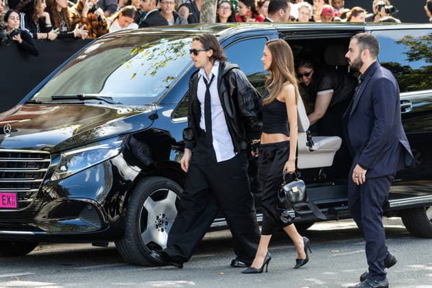 PFW - Balenciaga - Arrivals NB Brooklyn Peltz Beckham, Nicola Peltz Beckham arrived at the Balenciaga Womenswear Spring Summer 2027 show as part of Paris Fashion Week on October 01, 2026 in Paris, France. Photo by Nasser Berzane ABACAPRESS.COM Paris France  Copyright: xBerzanexNasser ABACAx