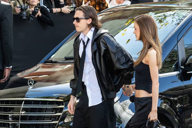 PFW - Balenciaga - Arrivals NB Brooklyn Peltz Beckham, Nicola Peltz Beckham arrived at the Balenciaga Womenswear Spring Summer 2027 show as part of Paris Fashion Week on October 01, 2026 in Paris, France. Photo by Nasser Berzane ABACAPRESS.COM Paris France  Copyright: xBerzanexNasser ABACAx
