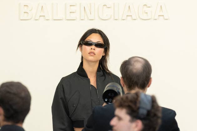 PFW - Balenciaga - Arrivals NB Miki arrived at the Balenciaga Womenswear Spring Summer 2027 show as part of Paris Fashion Week on October 01, 2026 in Paris, France. Photo by Nasser Berzane ABACAPRESS.COM Paris France  Copyright: xBerzanexNasser ABACAx
