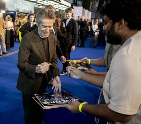 Screening of Tenzing at the Curzon Mayfair Featuring: Willem Dafoe Where: London, United Kingdom When: 01 Oct 2026 Credit: CelebrityPhotosUK Cover Images EDITORIAL USE ONLY. NOT FOR USE BY NEWSPAPERS BASED IN THE UK. Copyright: xx coverimg56071417