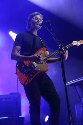 Dave Depper of the band Death Cab for Cutie at a concert at the Columbiahalle in Berlin, October 1, 2026 Death Cab for Cutie Concert Berlin