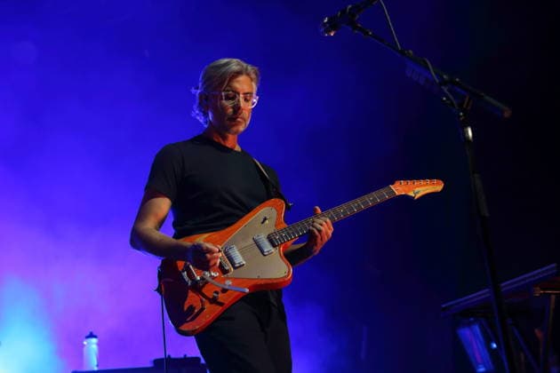 Dave Depper of the band Death Cab for Cutie at a concert at the Columbiahalle in Berlin, October 1, 2026 Death Cab for Cutie Concert Berlin