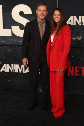 Premiere of Animals Los Angeles Ca Oct 1: Matt Damon & Luciana Damon at The premiere Animals on October1, 2026 Credit: AdMedia EDITORIAL USE ONLY  Copyright: xx AdMediax admphotosthree018907