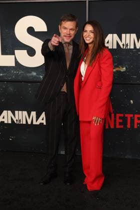 Premiere of Animals Los Angeles Ca Oct 1: Matt Damon & Luciana Damon at The premiere Animals on October1, 2026 Credit: AdMedia EDITORIAL USE ONLY  Copyright: xx AdMediax admphotosthree018885