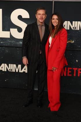 Premiere of Animals Los Angeles Ca Oct 1: Matt Damon & Luciana Damon at The premiere Animals on October1, 2026 Credit: AdMedia EDITORIAL USE ONLY  Copyright: xx AdMediax admphotosthree018888