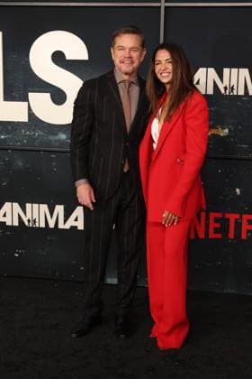 Premiere of Animals Los Angeles Ca Oct 1: Matt Damon & Luciana Damon at The premiere Animals on October1, 2026 Credit: AdMedia EDITORIAL USE ONLY  Copyright: xx AdMediax admphotosthree018911