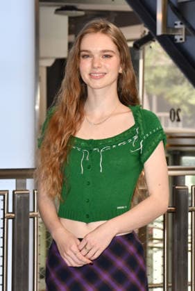 NEW YORK, NY- OCTOBER 1: Summer H. Howell pictured during a visit to he Empire State Building Ahead of the Release of Mike Flannigan s Carrie on October 1, 2026 in New York City. Copyright: xmpi099 MediaPunchx