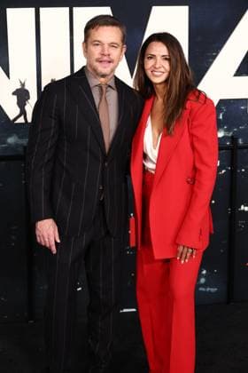 World Premiere Of Netflix s Animals Matt Damon and Luciana Barroso at the World Premiere Of Netflix s Animals held at Westwood Village Theater on October 1, 2026 in Westwood, Los Angeles, California, United States. Westwood California United States Copyright: xXavierxCollin ImagexPressxAgencyx