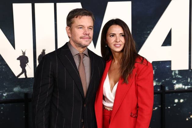 World Premiere Of Netflix s Animals Matt Damon and Luciana Barroso at the World Premiere Of Netflix s Animals held at Westwood Village Theater on October 1, 2026 in Westwood, Los Angeles, California, United States. Westwood California United States Copyright: xXavierxCollin ImagexPressxAgencyx