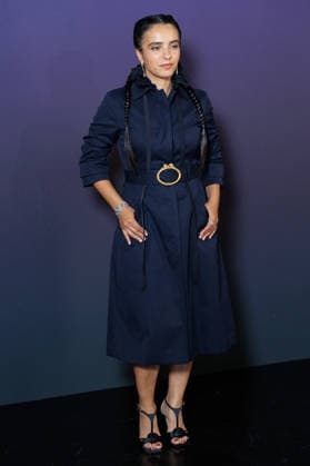 Messika Spring Summer 2027 Fashion Show during Paris Fashion Week: Celebrity Arrivals—Hafsia Herzi, 460109, October 1, 2026, Paris, France  Copyright: xSebastienxFremontx xStarfacex STAR_460109_122