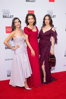 October 1, 2026, New York, New York, United States: (L-R) Alessia Fendi, Fe Fendi and Paola Fendi attend.The New York City Ballet 2026 Fall Gala at David H. Koch Theater, Lincoln Center on October 01, 2026 in New York City. New York United States  - ZUMAs197 20261001_aaa_s197_841 Copyright: xRonxAdarx