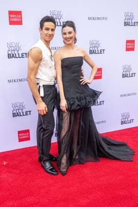 October 1, 2026, New York, New York, United States: (L-R) Roman Mejia and Tiler Peck attend.The New York City Ballet 2026 Fall Gala at David H. Koch Theater, Lincoln Center on October 01, 2026 in New York City. New York United States  - ZUMAs197 20261001_aaa_s197_817 Copyright: xRonxAdarx