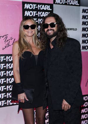 Heidi Klum and her husband Tom Kaulitz at the Karl Lagerfeld: From Paris with Love event at the Karl Lagerfeld Boutique in Paris on October 1, 2026. KARL LAGERFELD celebrates its Fall Winter 2026 campaign with Paris Hilton, Kit Butler, and NOT KARL, the newest addition to the House’s universe. For this private event in Saint-Germain-des-Prés, Paris Hilton will be joined by NOT KARL to mark this new chapter—an immersive experience in the world of KARL LAGERFELD, blending fashion, creativity, and the House’s heritage. Denis Guignebourg Bestimage The Karl Lagerfeld x Paris Hilton party during Paris RTW Spring Summer 2027 Fashion Week on October 1, 2026, in Paris, France. Paris, France Copyright: xDenisxGuignebourgx xBestimagexDenisxGuignebourgx xBestimagex