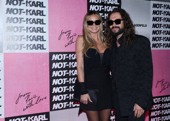 Heidi Klum and her husband Tom Kaulitz at the Karl Lagerfeld: From Paris with Love event at the Karl Lagerfeld Boutique in Paris on October 1, 2026. KARL LAGERFELD celebrates its Fall Winter 2026 campaign with Paris Hilton, Kit Butler, and NOT KARL, the newest addition to the House’s universe. For this private event in Saint-Germain-des-Prés, Paris Hilton will be joined by NOT KARL to mark this new chapter—an immersive experience in the world of KARL LAGERFELD, blending fashion, creativity, and the House’s heritage. Denis Guignebourg Bestimage The Karl Lagerfeld x Paris Hilton party during Paris RTW Spring Summer 2027 Fashion Week on October 1, 2026, in Paris, France. Paris, France Copyright: xDenisxGuignebourgx xBestimagexDenisxGuignebourgx xBestimagex