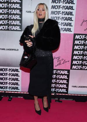 Paris Hilton at the Karl Lagerfeld: From Paris with Love event at the Karl Lagerfeld Boutique in Paris on October 1, 2026. KARL LAGERFELD celebrates its Fall Winter 2026 campaign with Paris Hilton, Kit Butler, and NOT KARL, a new member of the brand’s universe. For this private event in Saint-Germain-des-Prés, Paris Hilton will be joined by NOT KARL to mark this new chapter—an immersive experience in the world of KARL LAGERFELD, blending fashion, creativity, and the House’s heritage. Denis Guignebourg Bestimage The Karl Lagerfeld x Paris Hilton party during Paris RTW Spring Summer 2027 Fashion Week on October 1, 2026, in Paris, France. Paris, France Copyright: xDenisxGuignebourgx xBestimagexDenisxGuignebourgx xBestimagex
