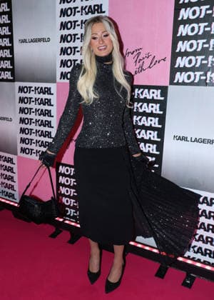 Paris Hilton at the Karl Lagerfeld From Paris with Love event at the Karl Lagerfeld Boutique in Paris on October 1, 2026. KARL LAGERFELD celebrates its Fall Winter 2026 campaign with Paris Hilton, Kit Butler, and NOT KARL, the newest member of the House’s universe. For this private event in Saint-Germain-des-Prés, Paris Hilton will join NOT KARL to mark this new chapter—an immersive experience in the world of KARL LAGERFELD, blending fashion, creativity, and the brand’s heritage. Denis Guignebourg Bestimage The Karl Lagerfeld x Paris Hilton party during Paris RTW Spring Summer 2027 Fashion Week on October 1, 2026, in Paris, France. Paris, France Copyright: xDenisxGuignebourgx xBestimagexDenisxGuignebourgx xBestimagex