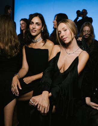 Miriam Leone and Ester Expósito at the Messika Spring Summer 2027 Women’s Ready-to-Wear Collection fashion show during Paris Fashion Week (PFW) at the Grand Palais on October 1, 2026. Sam Delpech, Bestimage. Celebrities at Messika’s Spring Summer 2027 Women’s Ready-to-Wear Collection fashion show at Paris Fashion Week (PFW) at the Grand Palais on October 1, 2026, Paris, France  Copyright: xSamxDelpechx xBestimagexSamxDelpechx xBestimagex