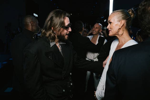 SCH and Laeticia Hallyday at the Messika Spring Summer 2027 Women’s Ready-to-Wear Collection fashion show during Paris Fashion Week (PFW) at the Grand Palais on October 1, 2026. Sam Delpech, Bestimage. Celebrities at Messika’s Spring Summer 2027 Women’’s Ready-to-Wear Collection fashion show at Paris Fashion Week (PFW) at the Grand Palais on October 1, 2026, Paris, France  Copyright: xSamxDelpechx xBestimagexSamxDelpechx xBestimagex