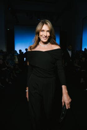 Carla Bruni Sarkozy at the Messika Spring Summer 2027 Women’s Ready-to-Wear Collection fashion show during Paris Fashion Week (PFW) at the Grand Palais on October 1, 2026. Photo by Sam Delpech, Bestimage. Celebrities at Messika’s Spring Summer 2027 Women’s Ready-to-Wear Collection fashion show at Paris Fashion Week (PFW) at the Grand Palais on October 1, 2026, Paris, France  Copyright: xSamxDelpechx xBestimagexSamxDelpechx xBestimagex