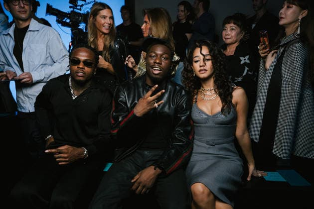 Gunna, Tiakola, Lena Mahfouf and Lena Situations at the Messika Spring Summer 2027 Women’s Ready-to-Wear Collection fashion show during Paris Fashion Week (PFW) at the Grand Palais on October 1, 2026. Sam Delpech, Bestimage. Celebrities at Messika’s Spring Summer 2027 Women’s’s Ready-to-Wear Collection fashion show at Paris Fashion Week (PFW) at the Grand Palais on October 1, 2026, Paris, France  Copyright: xSamxDelpechx xBestimagexSamxDelpechx xBestimagex