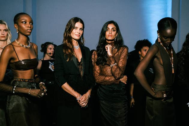 Alicja Tubilewicz, Rey Lugboso, Isabeli Fontana, Anaya Mishra, Maty Fall Diba Paris Fashion Week PAP SS27 Messika 460132 2026 10 01 France  Copyright: xJean-BaptistexSoulliatx xStarfacex STAR_460132_023