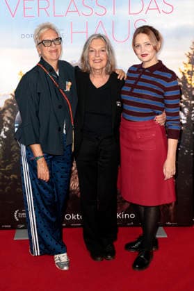 Doris Dörrie, Angela Winkler, and Laura Tonke at the special screening of the film *Frau Winkler verlässt das Haus* at Cinema Paris, Berlin, October 1, 2026 Foto:xS.xGabschx xFuturexImagex winkler_6039