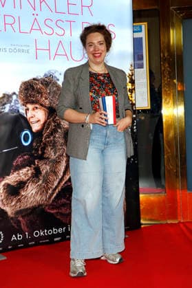 Julia Jendroßek at the special screening of the film *Frau Winkler Leaves the House* at Cinema Paris, Berlin, October 1, 2026 Foto:xA.xBuggex xFuturexImagex winkler_6049