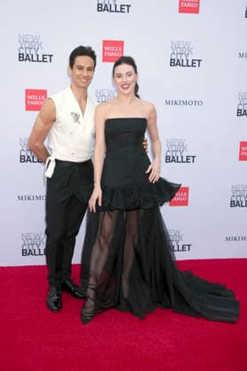 Roman Mejia and Tiler Peck at the New York City Ballet 2026 Fall Fashion Gala at the David H. Koch Theater at Lincoln Center in New York, October 1, 2026 Foto:xJ.xShorex xFuturexImagex ballet_gala_6002