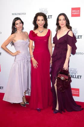 Alessia Fendi, Fe Fendi, and Paola Fendi at the New York City Ballet 2026 Fall Fashion Gala at the David H. Koch Theater at Lincoln Center in New York, October 1, 2026 Foto:xJ.xShorex xFuturexImagex ballet_gala_6048